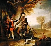 Johann Zoffany The Third Duke of Richmond out Shooting with his Servant oil